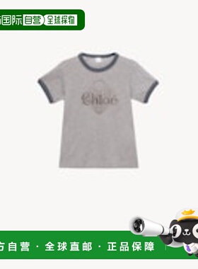香港直邮CHLOÉ 女士T恤 CH25WJH0319501B AW2025 灰色 T-SHIRT
