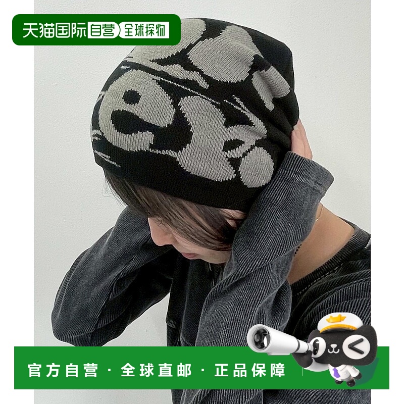 1h可退 日本直邮WEGO 女士 宽松版型针织冷帽 大logo设计 MO25AW0