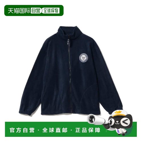 1h可退 日本直邮B印MARKET男装 美军徽章半拉链加厚夹克 宽松休闲