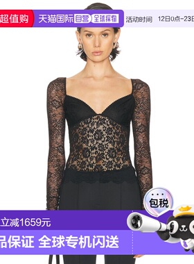 1h可退 香港直邮Blumarine 蓝色情人 女士 长袖上衣 A522C424A