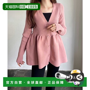 蕾丝针织开衫 1h可退 peplum 女士修身 208646 日本直邮YOUING.