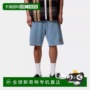 运动针织 欧洲直邮Carhartt Wip 男士 蓝色棉短裤
