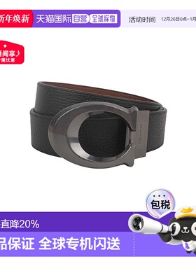 香港直邮Coach蔻驰标志性搭扣腰带黑色CQ013QBLVW休闲百搭