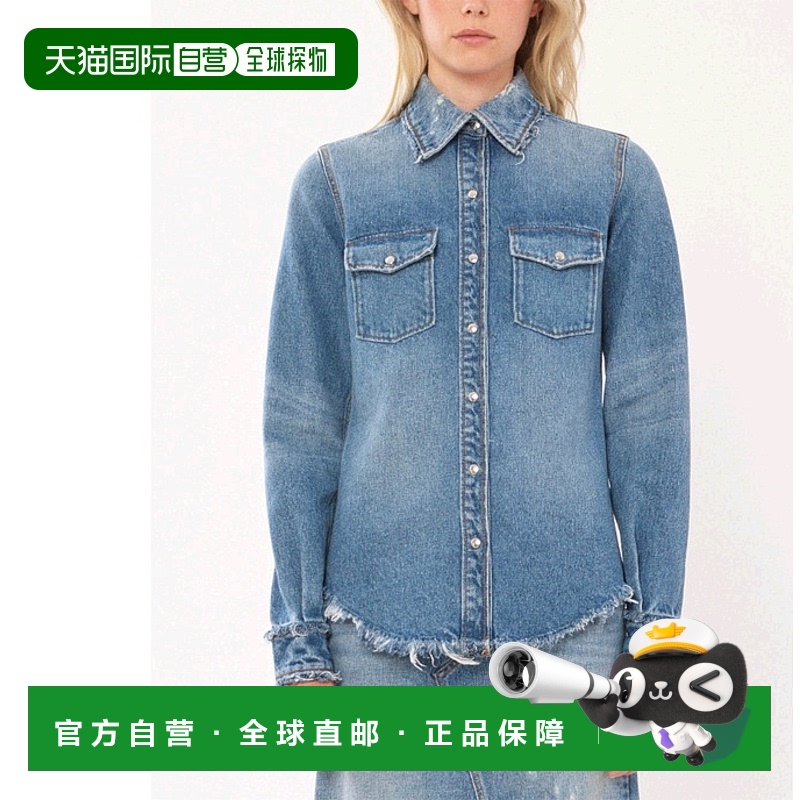香港直邮Chloe 长袖牛仔衬衫 C23WDH01151