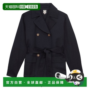 FRESSANGE 纯色翻领短款 大衣 香港直邮INES 女款