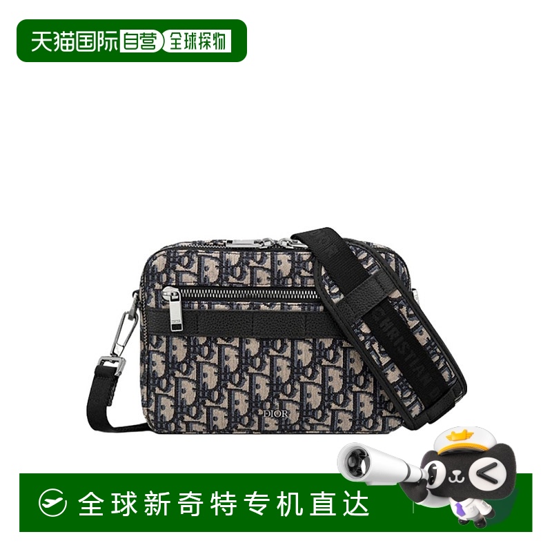 1h可退 香港直邮DIOR 男士斜挎包 1ESPO206YKYH27E CO 黑色 SAFAR