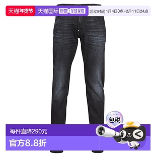 欧洲直邮G-Star Raw 男士 REVEND SKINNY 黑色 牛仔裤直筒裤