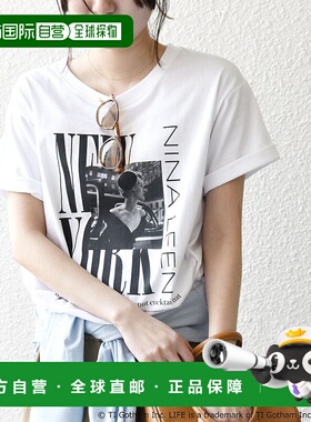 1h可退 日本直邮GOOD ROCK SPEED 女士生活杂志摄影印花T恤 72271