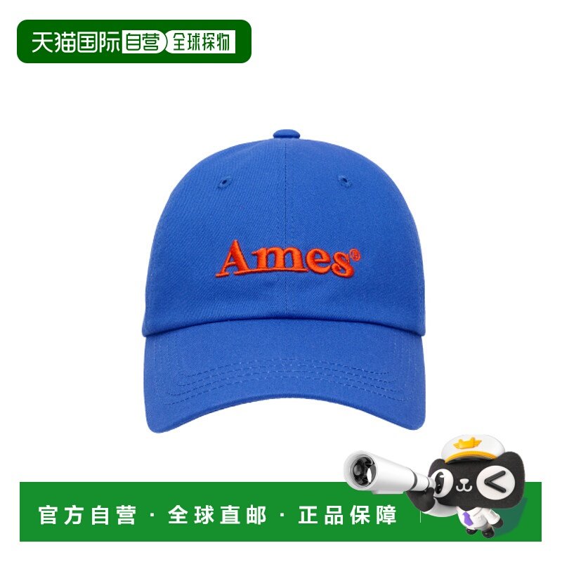 韩国直邮Ames Worldwide 女士帽子BASIC LOGO BALL CAP BLUE AM2CF