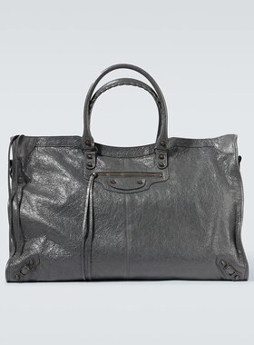 Balenciaga 巴黎世家 男士 Le City 皮革旅行袋 000895