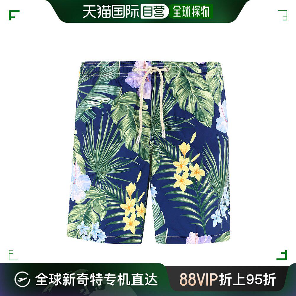 香港直邮mc2 saint barth 男士徽标花卉图案泳裤