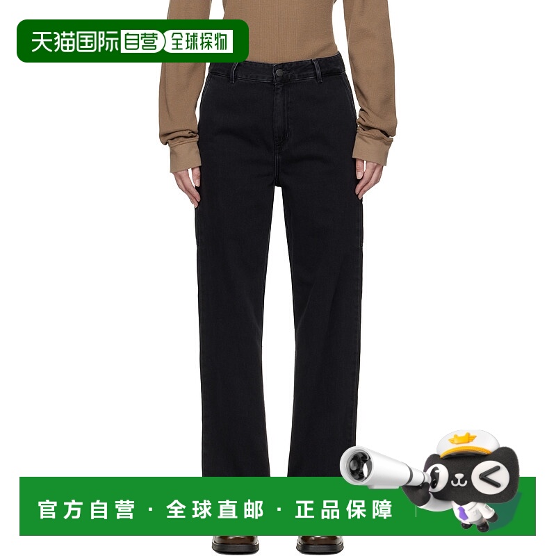 香港直邮潮奢 CARHARTT WIP 女士 黑色 Pierce Pant Straight 牛