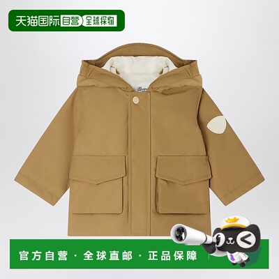 1h可退 香港直邮Bonpoint 女童 Faustino caramel-coloured 大衣