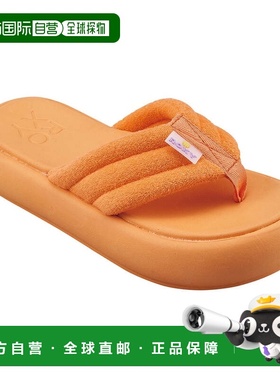 日本直邮ROXY 厚底鼻绪橙色女款休闲凉鞋 24SPRSD241205APR 橙色