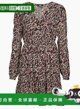 欧洲直邮Le Temps des Cerises 女士 IHABEL 短连衣裙 波尔多红