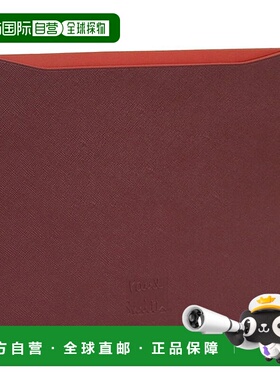 日本直邮Paul Smith 男士手拿包 皮革 酒红色 PSME0134 PAUL SMIT