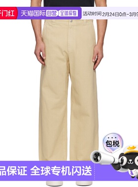 1h可退 香港直邮潮奢 A.P.C. 男士 驼色 Chino 长裤 COGZVH08028