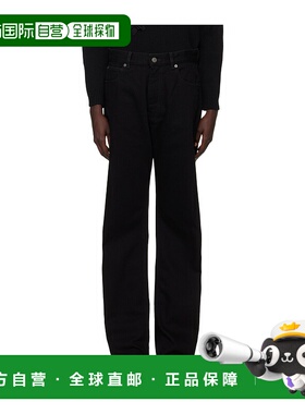 香港直邮VALENTINO 女士牛仔裤 BDD18T8YN0NO AW2024 黑色 五口袋