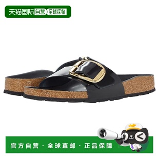 1h可退 香港直邮birkenstock 勃肯 女士 Madrid Big 搭扣高筒光面