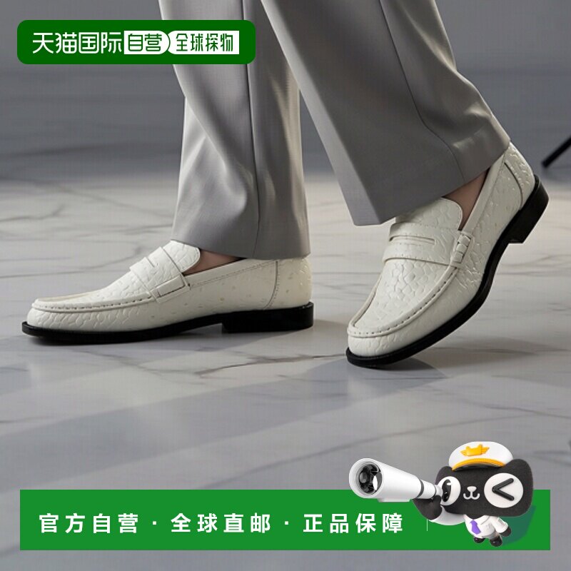 1h可退 香港直邮LOEWE 女士芭蕾乐福鞋 LLSC290X08ECRU SS2025 白