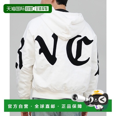 1h可退 日本直邮RVCA男女同款宽松连帽外套 背面大logo设计 BF042