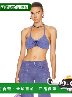 1h可退 香港直邮Blumarine 蓝色情人 女士 文胸式上衣 A322M378A