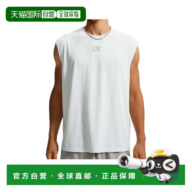 日本直邮Nike/耐克舒适百搭宽松纯棉运动背心男款 IM3820-101图片