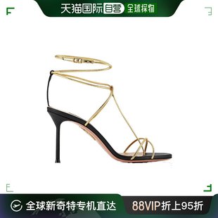 女士高跟鞋 RRMMIDS0SYNGBK 香港直邮AQUAZZURA
