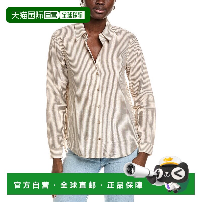 自营l'agenceL’AGENCE Laurent Blouse - brown 美国奥莱直发