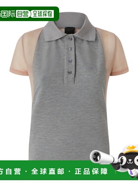 香港直邮PINKO 女士POLO衫 104976A2I7IN9 SS2025 灰色 PINKO PAN
