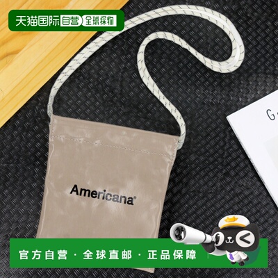 1h可退 日本直邮Americana×TEMBEA 女装 PVC涂层 机能风 抽绳斜