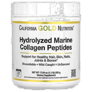 香港直发California Gold Nutrition胶原蛋白多肽新陈代谢500g