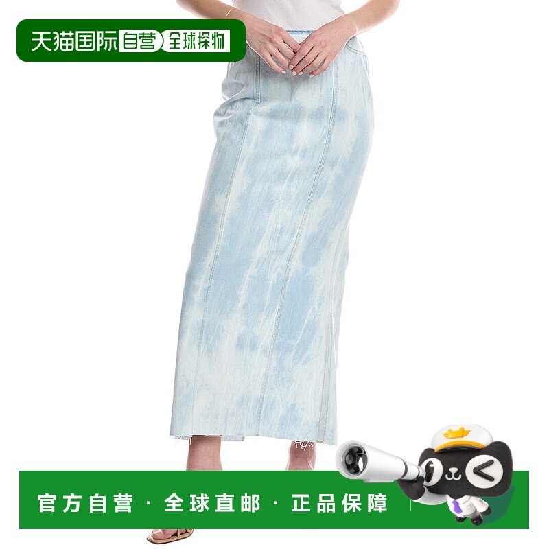 自营 DL1961 Asra 裙子 - 蓝色 美国奥莱直发半身裙包臀裙牛仔裙