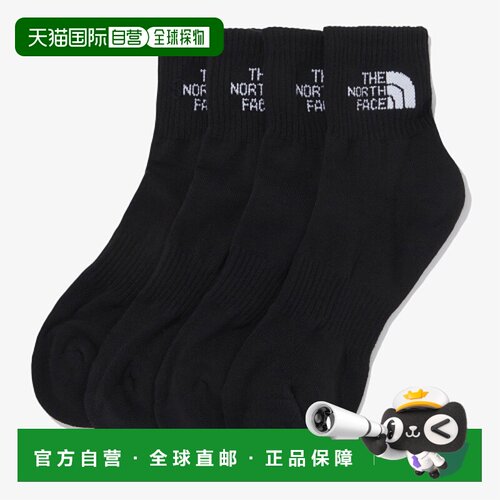 韩国直邮THE NORTH FACE北面男士柔软舒适运动袜袜子NY4AQ00B