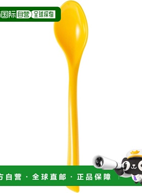 【日本直邮】Nagao Tsubamesanjo 叶形餐具勺子 中号 黄色 12 件