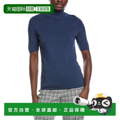 自营Anne Klein Turtleneck Sweater - blue 美国奥莱直发
