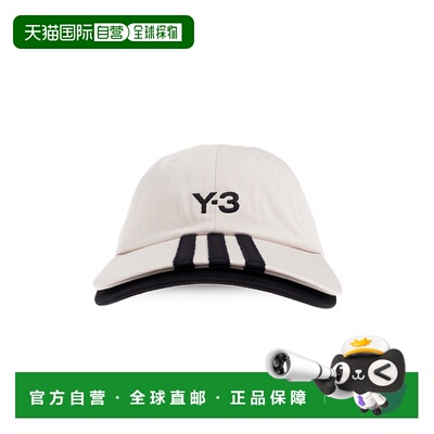 1h可退 香港直邮Y-3 男童帽子 JM90410TALC AW2025 白色 Baseball