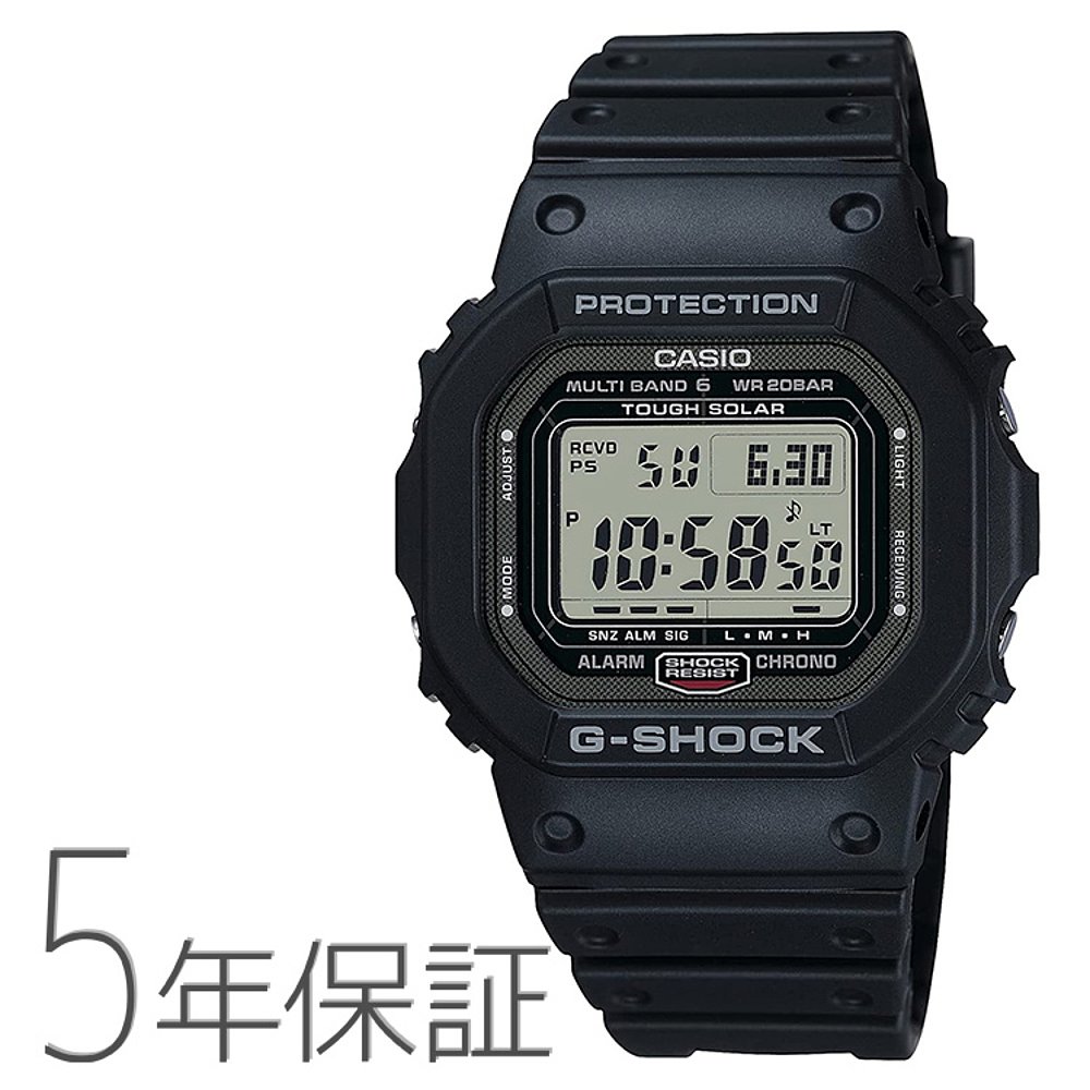 日本直邮卡西欧G-SHOCK 电波太阳能男士手表 GW-5000U-1JFCASIO