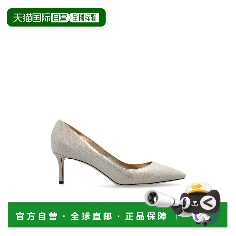 1h可退 香港直邮JIMMY CHOO 女士高跟鞋 ROMY60HRKSOFTGOLD AW202