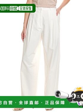 自营 Proenza Schouler White Label Helena Pleated Pant - whit