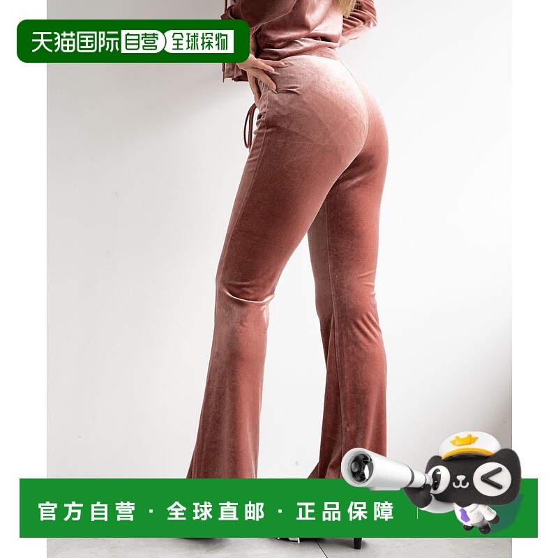 日本直邮DISPARK 女士高腰天鹅绒长裤2024秋冬新款 DI24AU10L0003