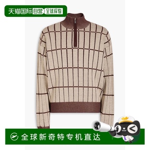 提花针织半拉链毛衣 香港直邮潮奢 Malha 男士 235KN13 Jacquemus