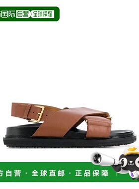 香港直邮Marni 交叉带凉鞋 FBMS005201P3614