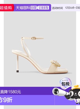 1h可退 香港直邮潮奢 Jacquemus 女士 Regalo 精饰皮质凉鞋 241FO