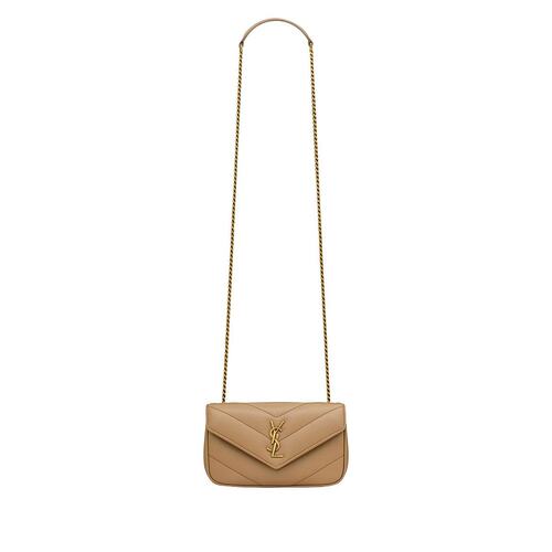 SAINT LAURENT 女士单肩包 821749AAEAX2357 CO 棕色