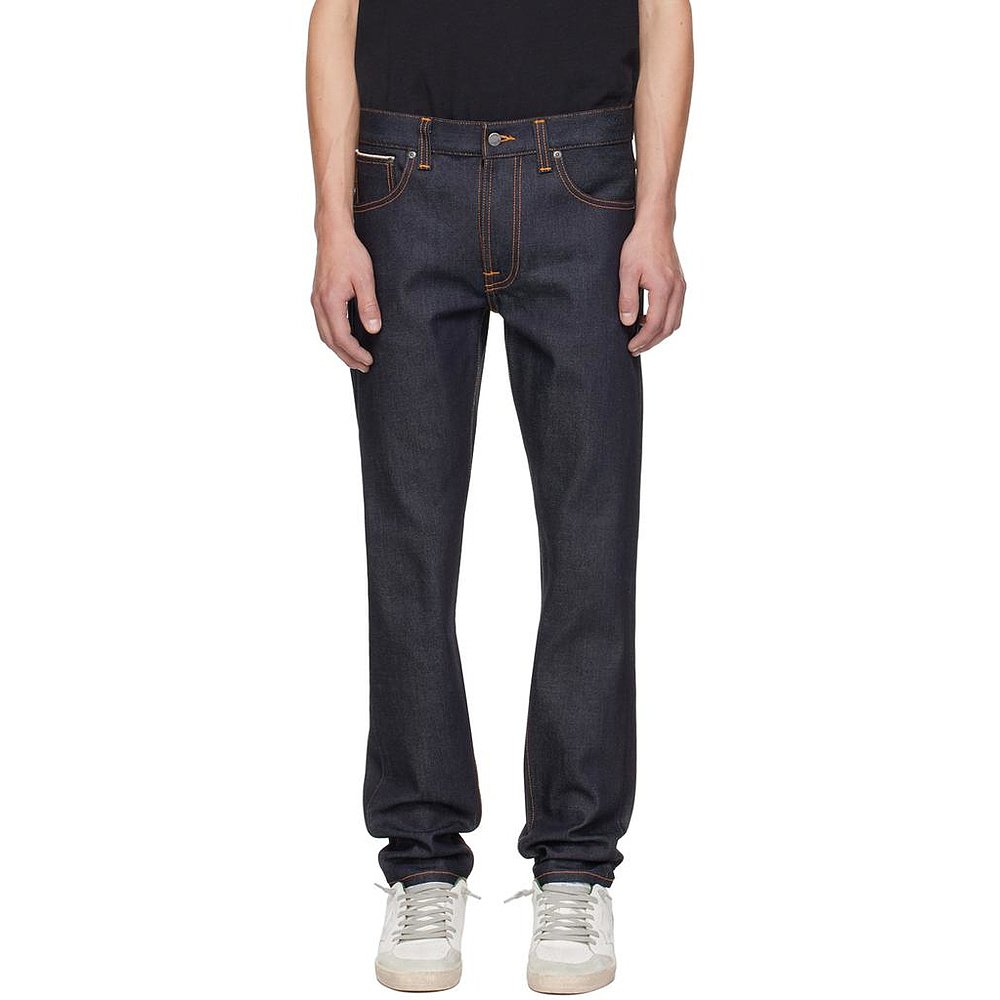 Nudie Jeans|靛蓝 Lean Dean 牛仔裤