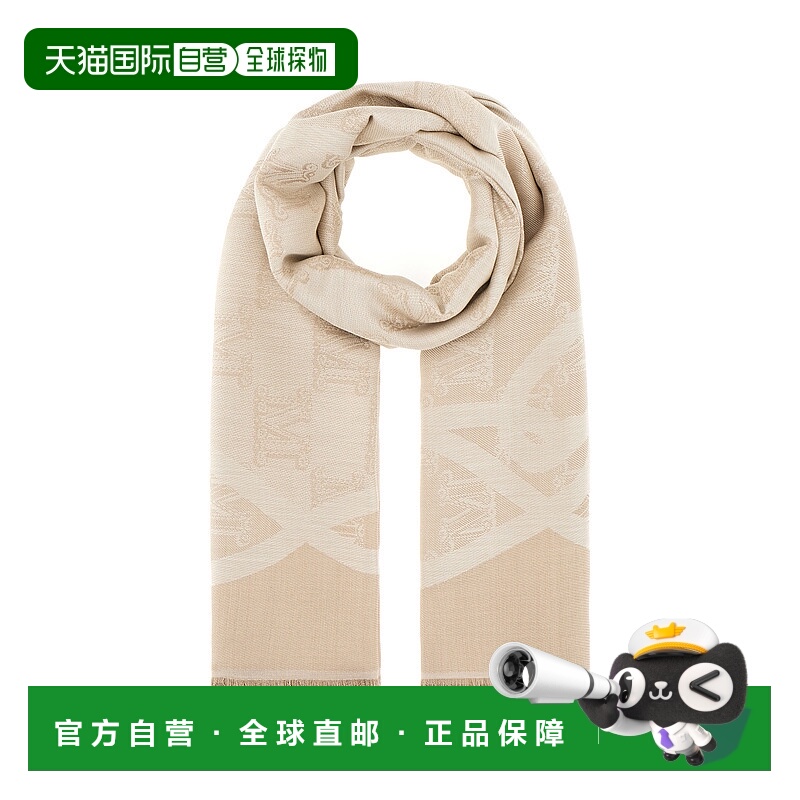 1h可退 香港直邮MAX MARA 女士围巾 TRONTO001 SS2024 黑色 Embro