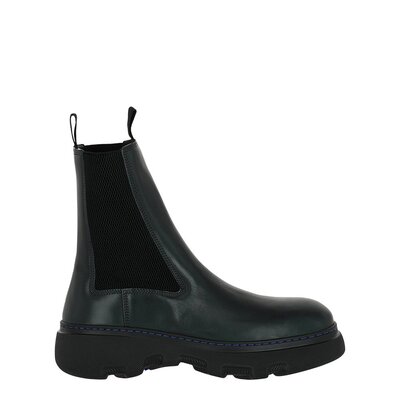 burberry【美国奥莱】直发 Creeper 切尔西靴 - 绿色