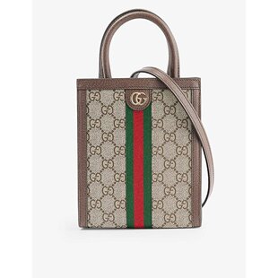 Gucci 古驰 女士Ophidia 帆布斜挎包 潮奢 Supreme