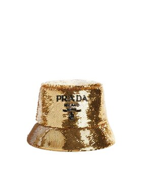 Prada 亮片饰徽标渔夫帽 1HC1372D0G